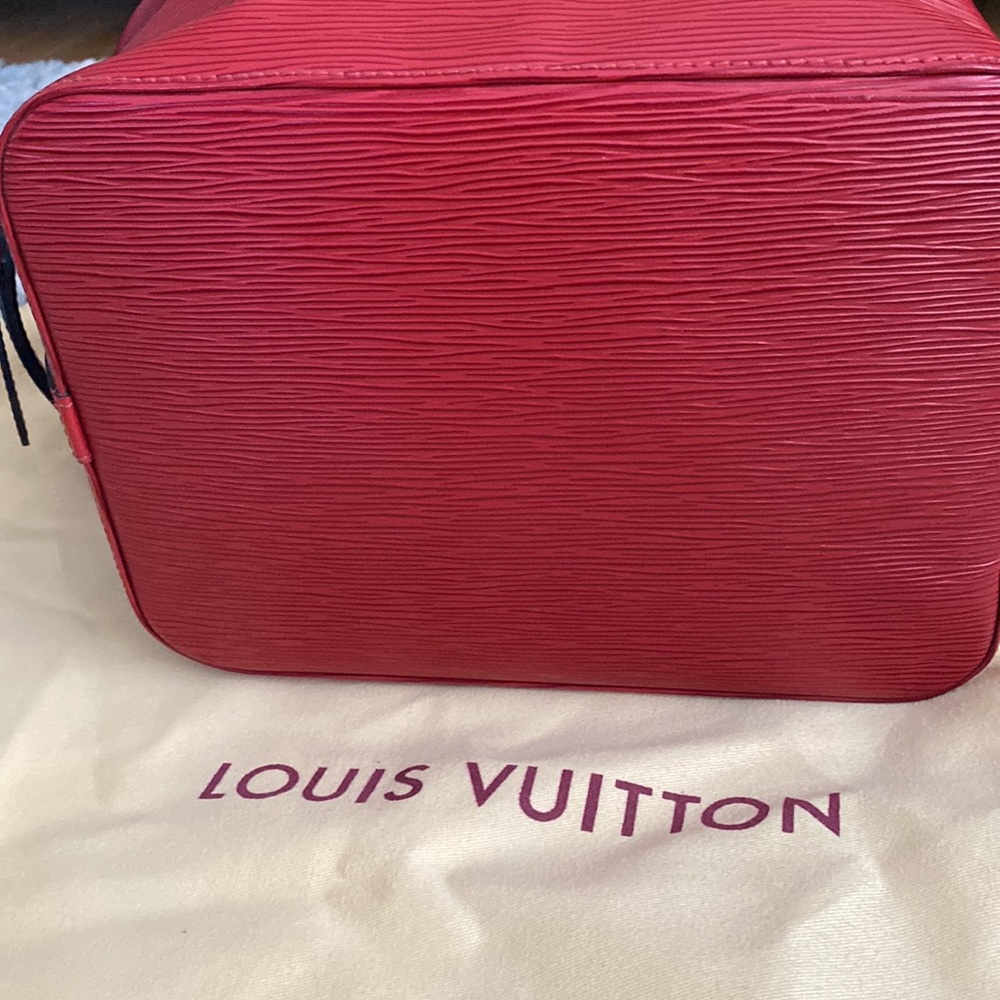 Authentic Louis Vuitton Petit Noe Red - Picture 7 of 16